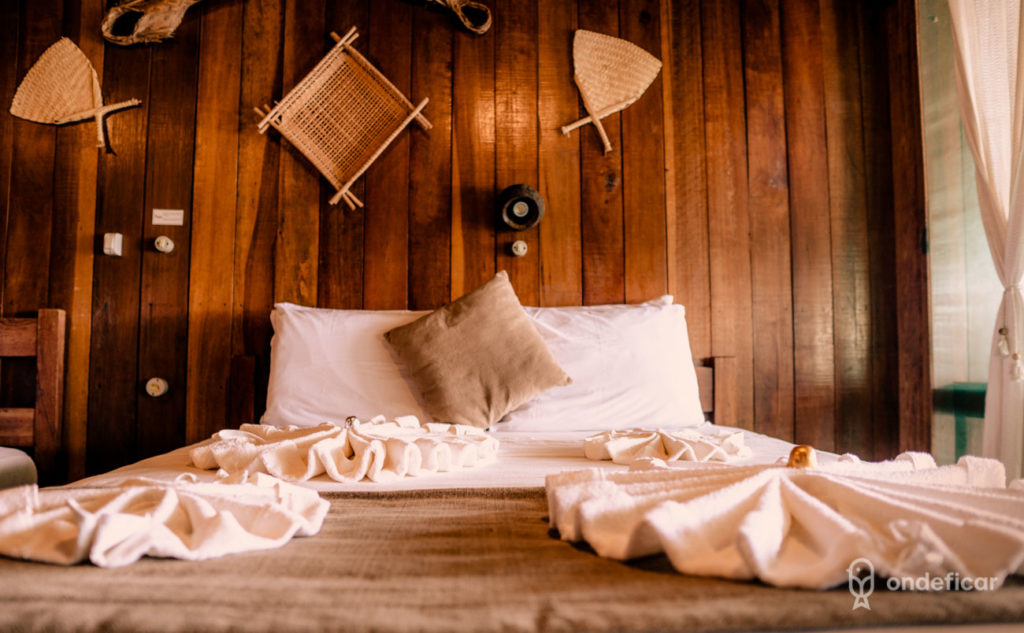 Os quartos do Juma Amazon Lodge