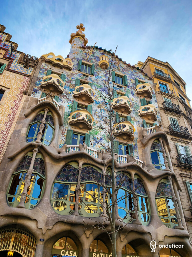 Casa Batlló de Gaudí, Passeig de Gràcia, Barcelona