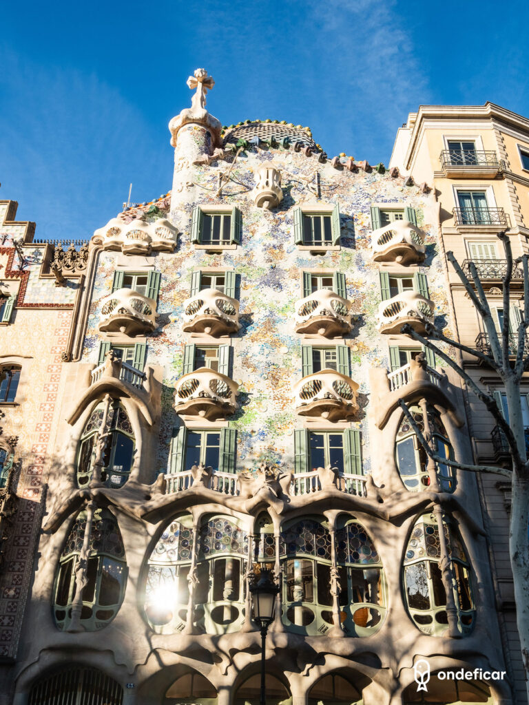 Casa Batlló de Gaudí, Passeig de Gràcia, Barcelona