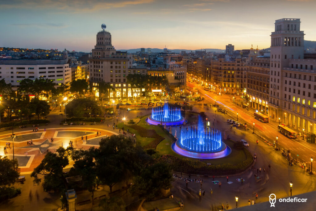 Onde ficar em Barcelona: Praça da Catalunha